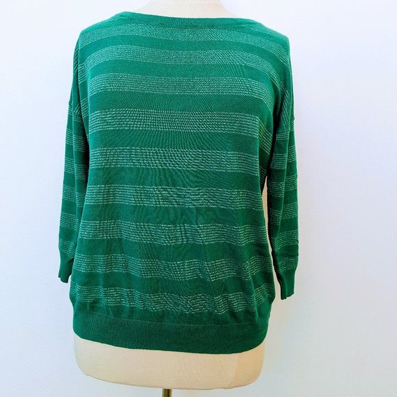 Oz! Emerald and Silver Sweater - Picture 1 of 6